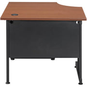 36" W Corner Desk - Cherry Finish Top by Global Industrial – 1, Laminate, Cherry, Model 240347CH
