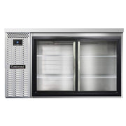 BBC59S-SS-SGD Two Section Sliding Glass Door Refrigerated Back Bar Cooler by Continental Refrigerator – Commercial Grade