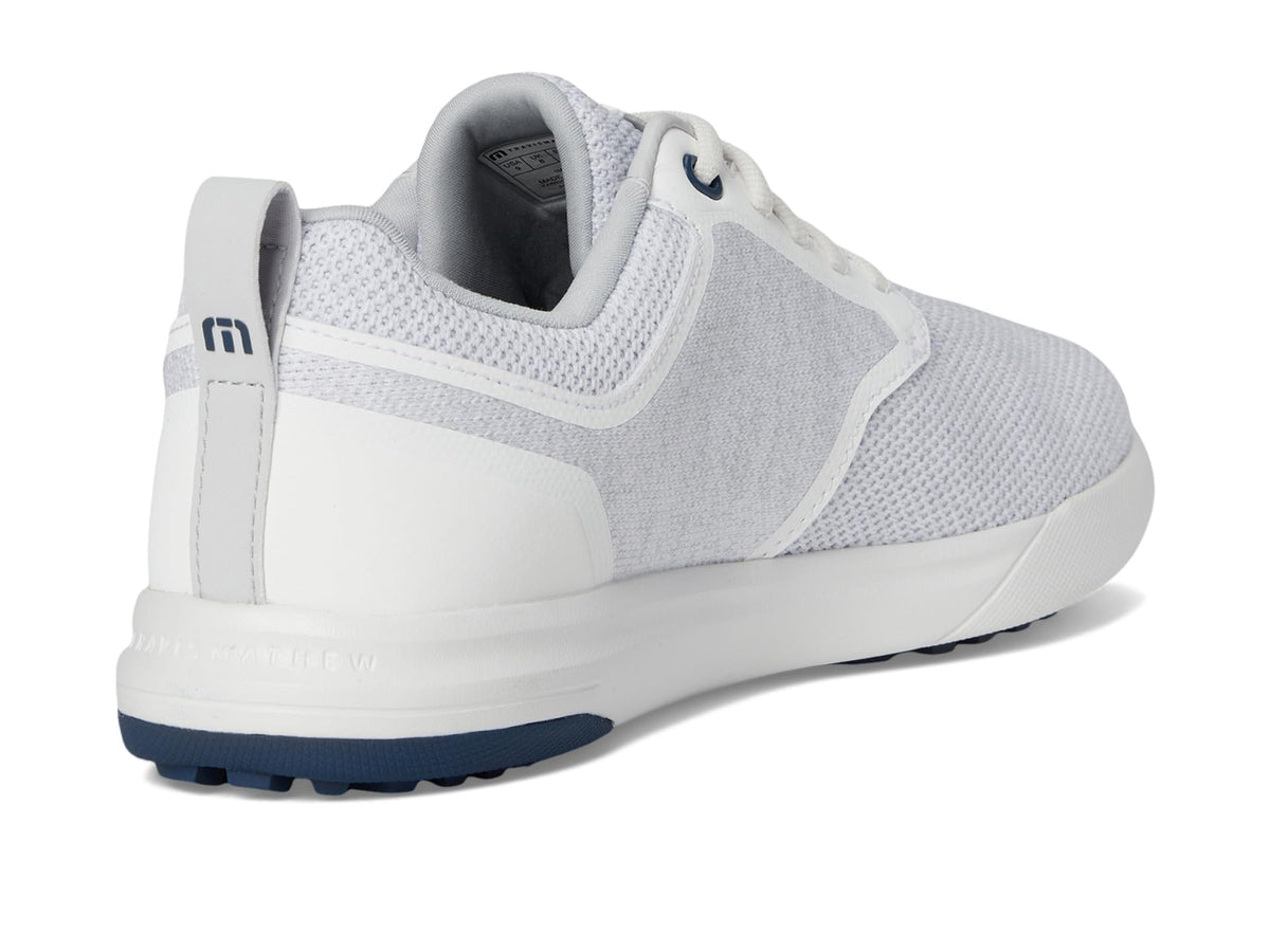 Men THE Daily PRO Hybrid Shoe by TravisMathew – 12, Polyester, Heather White, Model 1MAA224