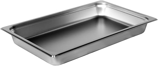 Thunder Group full size 2 1/2" deep 24 gauge anti jam pans, comes in each