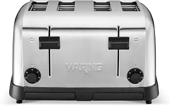 Waring 4-Slot Toaster with with Defrost Function