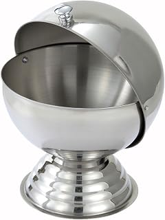 Winco 20 Ounce Sugar Bowl with Roll Top, Set of 6
