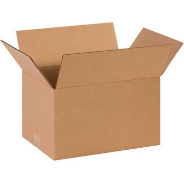 14 x 10 x 8" Corrugated Boxes by Box Partners – One Size, Blend, Kraft, Model 14108