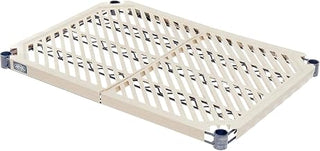 Global Industrial Vented Plastic Mat Shelf, 30" W x 18" D