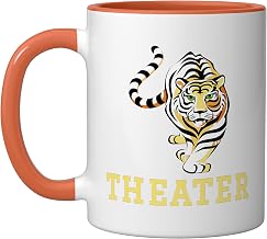 Bloomfield High School Bengals Theater Ceramic Mug, Orange/White, 11oz