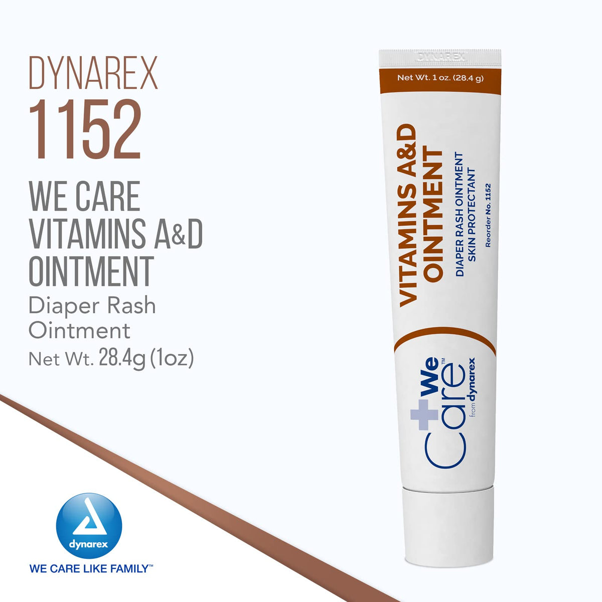 Vitamins A&D Ointment 1 oz Tube by Dynarex – 1 Count (Pack of 1), Model 1152
