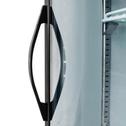 25" One Section Display Freezer w/Swing Doors - Bottom Mount Compressor by MOTAK – 26.60x28.90x81.70, In Description, Check Images, Model MGD-1DF-16-HC