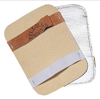Tillman 5 1/2'' X 7 1/2'' Silver And Tan Aluminize