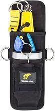 Capital Safety DBI/SALA Python, 1500107,Dual Tool Belt Holster W/Retractor For 2 Hand Tools &Loaded W/Innovative Product Features,Black