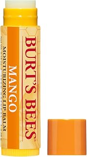 Burt's Bees 100% Natural Moisturizing Lip Balm, Mango Beeswax & Fruit Extracts - 12 Tubes