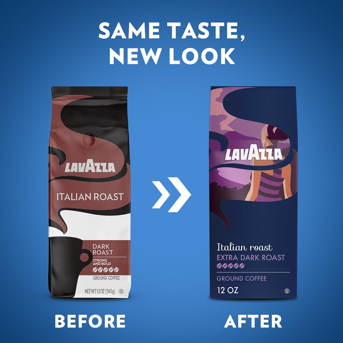 Lavazza Italian Roast Ground / 12 Ounce (Pack of 6) / Coffee Ground Coffee