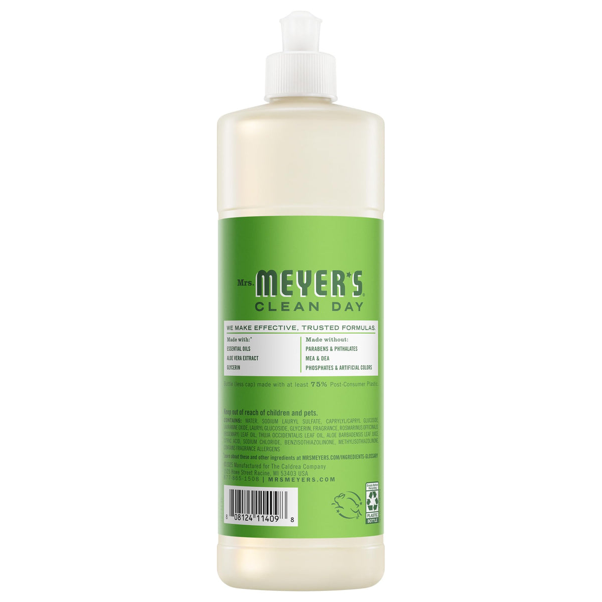 Mrs. MEYER'S Fresh Cut Grass / 44.5 Fl Oz (Pack of 1) / 1 Dish Soap