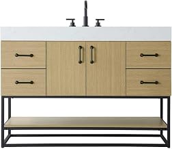 Elegant Kitchen and Bath 48" Single Bathroom Vanity in Honey Brown