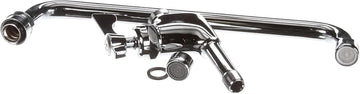 Krowne 21-139L Add-On Deck Mount Faucet with 12-Inch Spout, Polished Stainless Steel, 1 Count