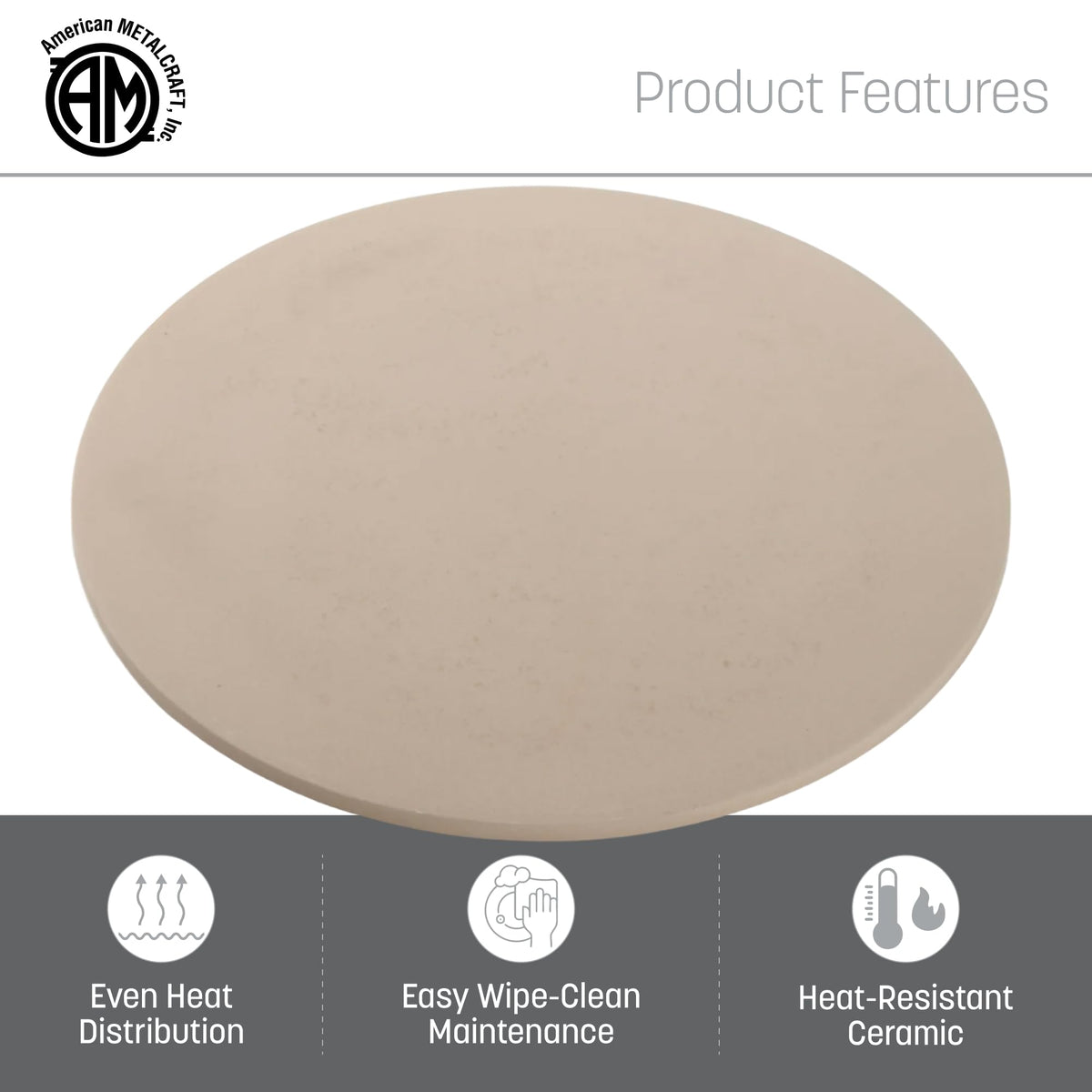 American Metalcraft ['15 Inches'] / Cream / 1 Pizza Pans & Stones