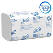Kimberly-Clark 04442 Slimfold Paper Towels by Kleenex – 7 1/2" x 11 3/5", Paper, white, Pack of 2160