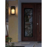 Peter One Light Outdoor Wall Sconce Black by Lighting Design – Iron, Black, Model OD413W18BK