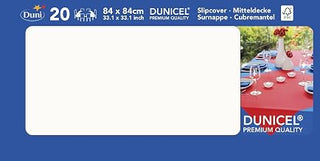"Dunicel Slipcover, White, 84 x 84 cm, Pack of 20