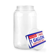 Stock Your Home 1 / 1/2 Gallon / White Jars