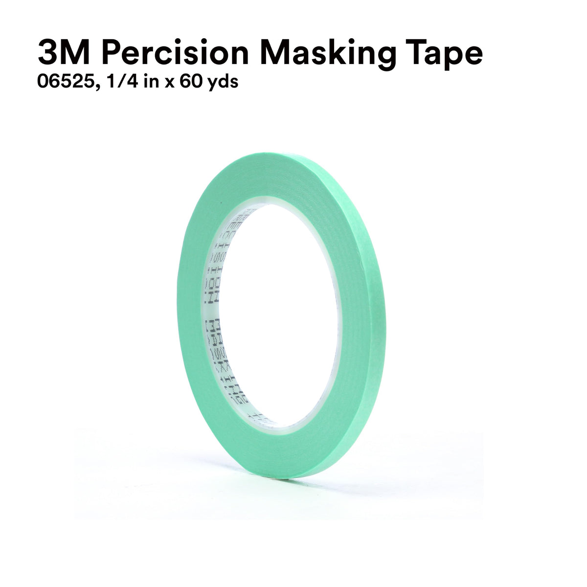 3M 1/4 inch x 60 yard (Pack of 1) / 06525 / Blue Masking Tape