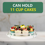 Tmrioplep Pie Carrier Set with Lids and Handles, 12 Inch, Green