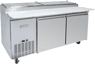 70 7/8" Pizza Prep Table w/Refrigerated Base, 115v
