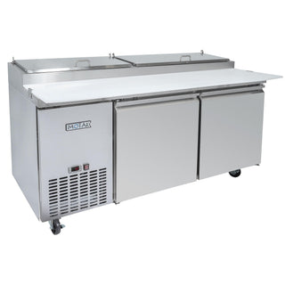 70 7/8" Pizza Prep Table w/Refrigerated Base by MOTAK – 75.59x37.01x45.67, In Description, Check Images, Model MPR-70-X