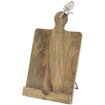 Sign Holder Black Matte Plastic A-Frame Easel - 8 1/2 L x 11" H by HUBERT – Wood, Brown, Model TBD-3