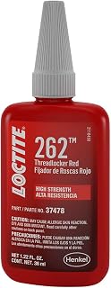 Loctite 37478 262 Red High Strength Threadlocker Bottle - 36 ml