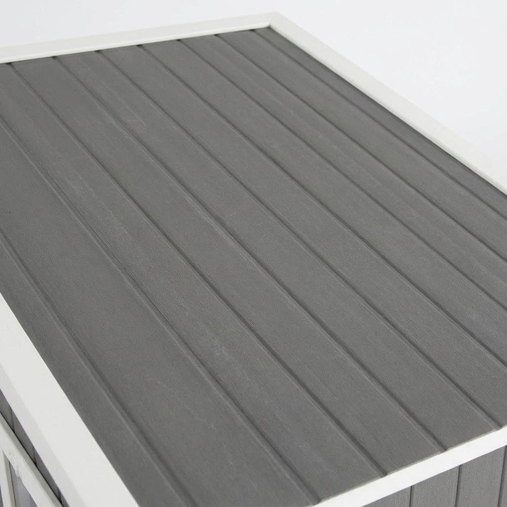Brand Grey Engineered Wood Composite Outdoor Cat House by Bison Pets – Engineered Wood Composite Composite, Grey