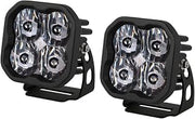 Diode Dynamics SS3 SAE/DOT White Sport LED Pod (pair), SAE/DOT Driving with Amber Backlight