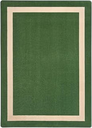 Joy Carpets Portrait Solid Colored Area Rug, Greenfield, 3'10" x 5'4"