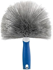 UNGER Cobweb & Corner Duster – Dusters for Cleaning, Compatible with Telescopic Poles, Dusting Tools, Great for Ceilings, Moldings, HVAC & Floor Vents, and Corners, White/Black (Pack of 6)