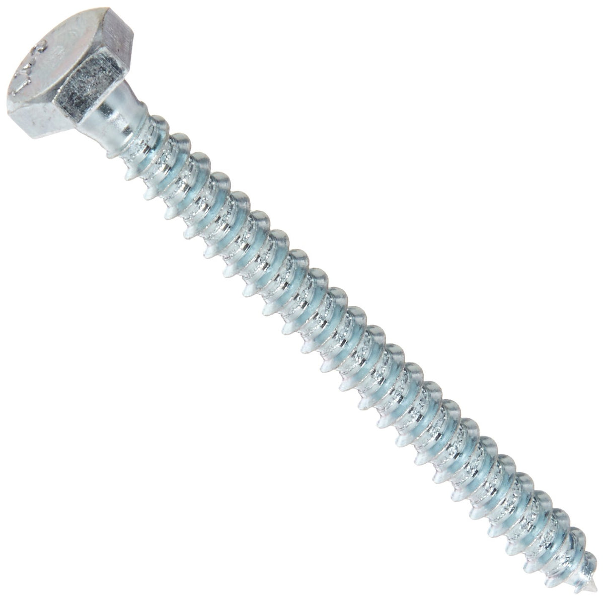 Steel Lag Screw by Small Parts – 3/8"-7, Steel, zinc, Pack of 50