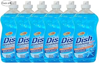 Pure Dishwash Liquid Ocean Splash(560ml) (Pack of 6)