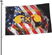 Us Chemical Corps Outdoor Garden Flag 2x3 Ft Double-Sided