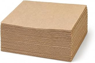 Brown Disposable Paper Napkins (6000 Count), Eco Friendly Tan Napkins Bulk for Restaurants, Dinner Parties and Crafts