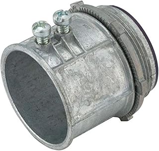 RACO 2650 Die Cast Zinc Connector, Set Screw, Insulated, EMT Conduit, 3-1/2" (Pack of 10)