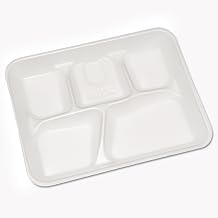 PCTYTH10500SGBX - Pactiv Lightweight Foam School Trays