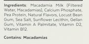 Macadamia Milk Unsweetened Vanilla, 32 Fl Oz by Milkadamia – 32 Fl Oz (Pack of 1), Model 0858045004510