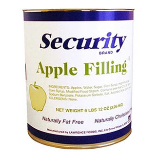Security Apple Filling no.10 Can by Lawrence Foods – Pack of 6