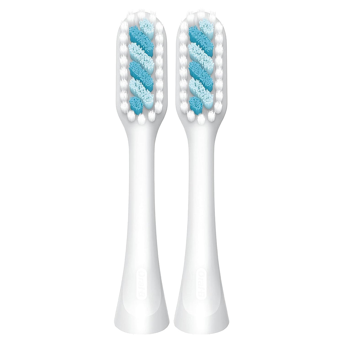 Clic Toothbrush Sensitive Clean Replacement Brush Heads by Oral-B – 2 Count (Pack of 3), Nylon, White, Pack of 3, Model 91129038