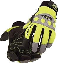 Black Stallion Toolhandz Pigskin Hi-Vis Mechanics Gloves XL