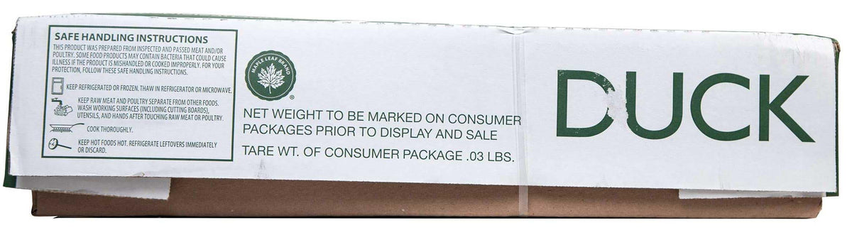 Maple Leaf All Natural Medium Whole Duck by Maple Leaf Farms – 5.75 pounds