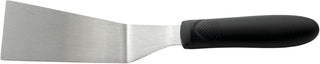 Winco 4 1/4" x 2 3/16" Black Offset Plastic Grill Spatula, Handle