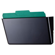 Letter-Size Wall File by Officemate – (Pack of 1), Plastic, Black, Model 21432