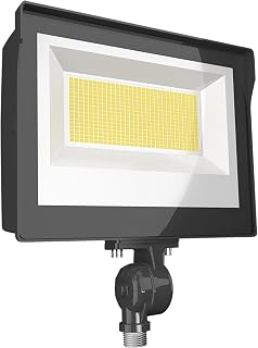 RAB Lighting X17FA80 LED Outdoor Flood Light, 80W Field Adjustable Floodlight with 3000K 4000K 5000K Selection, 120-277V, IP65 Rated