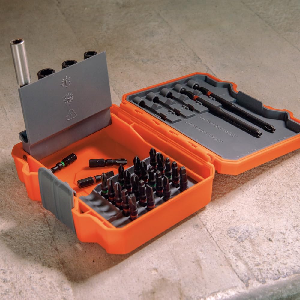 Pro Impact Driver Bits by KLEIN TOOLS – One Size, Alloy Steel, Multi, Model 32796