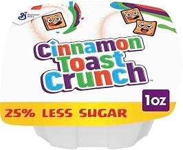 General Mills Reduced Sugar Cinnamon Toast Crunch Cereal, 1 Ounce - 96 per case.