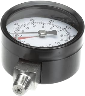 Direct Replacement for EVERPURE EV311409 Appliance Gauge Prs 2 1/8Lm 160Psi Ss